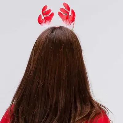 루돌프 머리띠 크리스마스소품 크리스마스장식 3개 묶음 대표 이미지