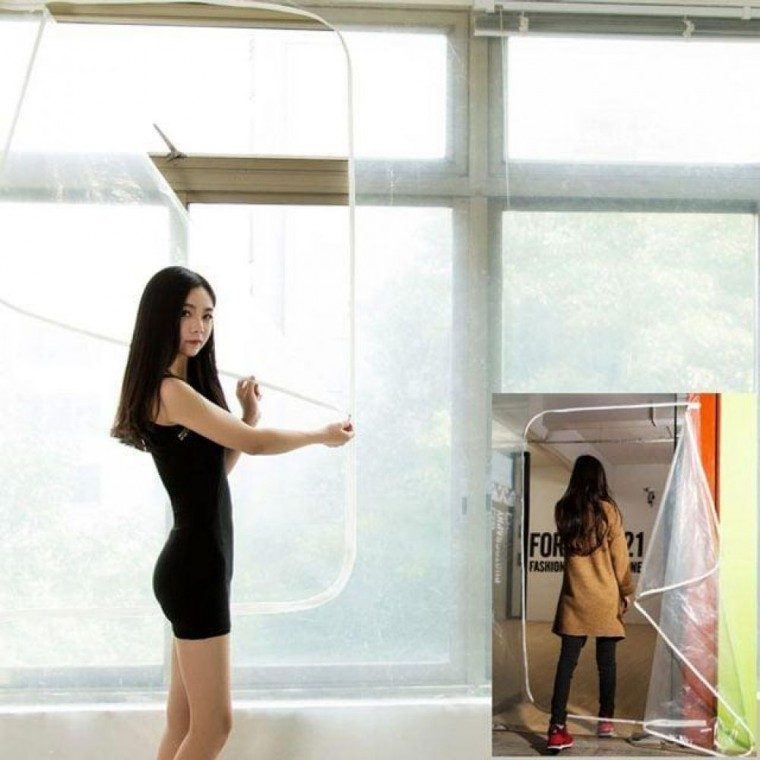 창문 바람막이 방풍 비닐커튼 냄새없는 베란다 단열 대표 이미지