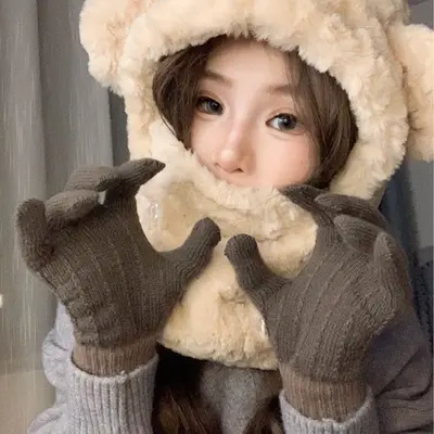 코코벨 스마트터치 기모안감 겨울 장갑 3개 묶음 대표 이미지
