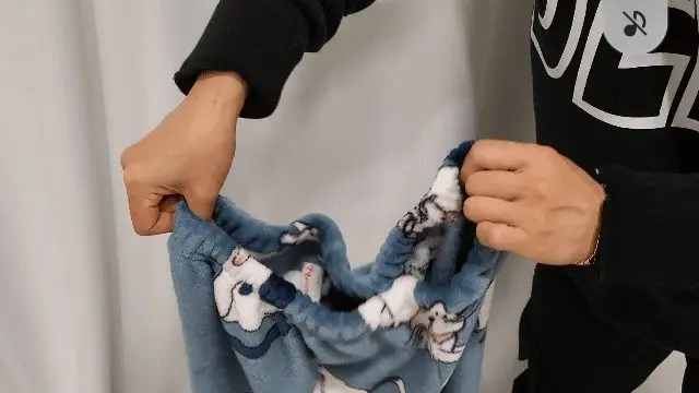 극세사수면잠옷 여성 2개 겨울 홈웨어 파자마 세트 상세 이미지 3