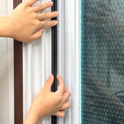 창틀바람막이 창문틈막이시공 외풍막이 창문고무패킹 3개 묶음 대표 이미지
