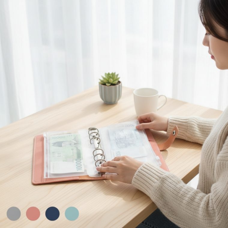 현금 관리 바인더 저축 가계부 무지출 챌린지 다이어리 대표 이미지