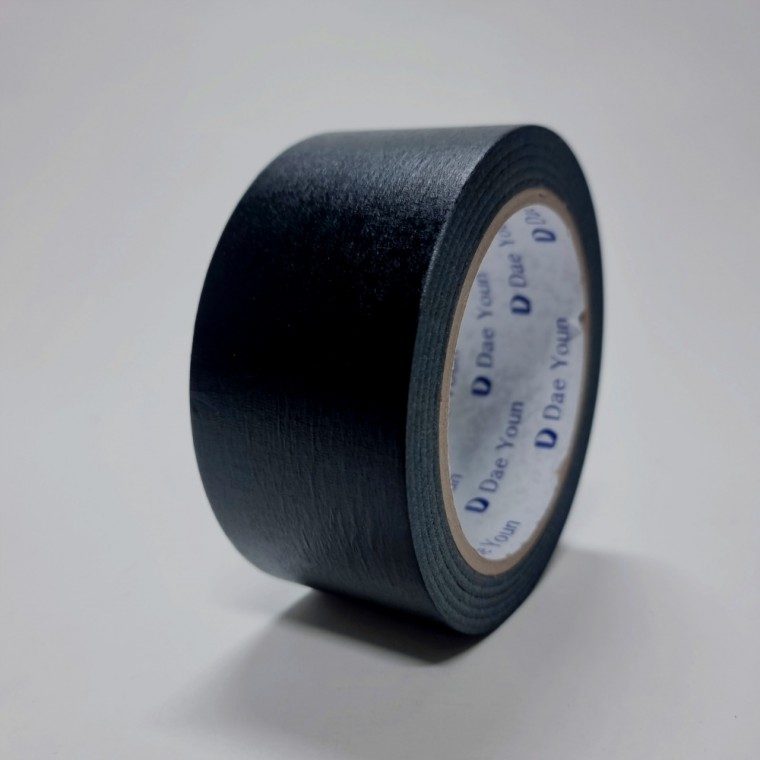 블랙 마스킹테이프 종이테이프 50mm 3개 묶음 대표 이미지
