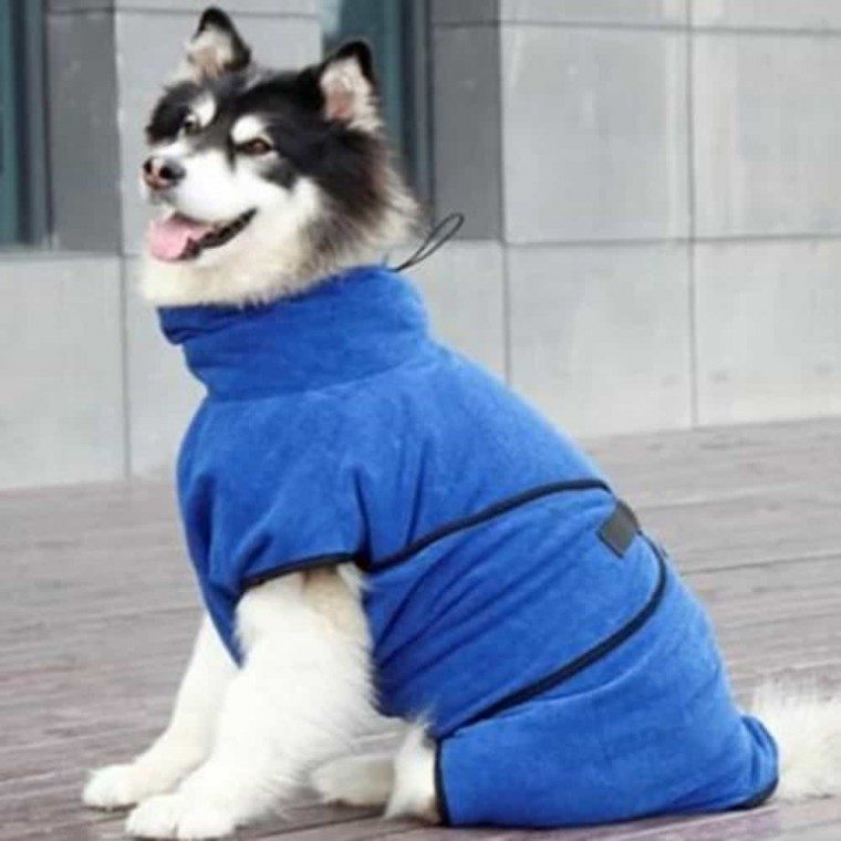 강아지 고양이 펫타월 극세사 애견가운 목욕수건 L 대표 이미지