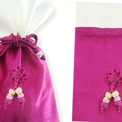 복주머니 전통소품 설날선물포장 전통선물포장 3개 묶음 대표 이미지