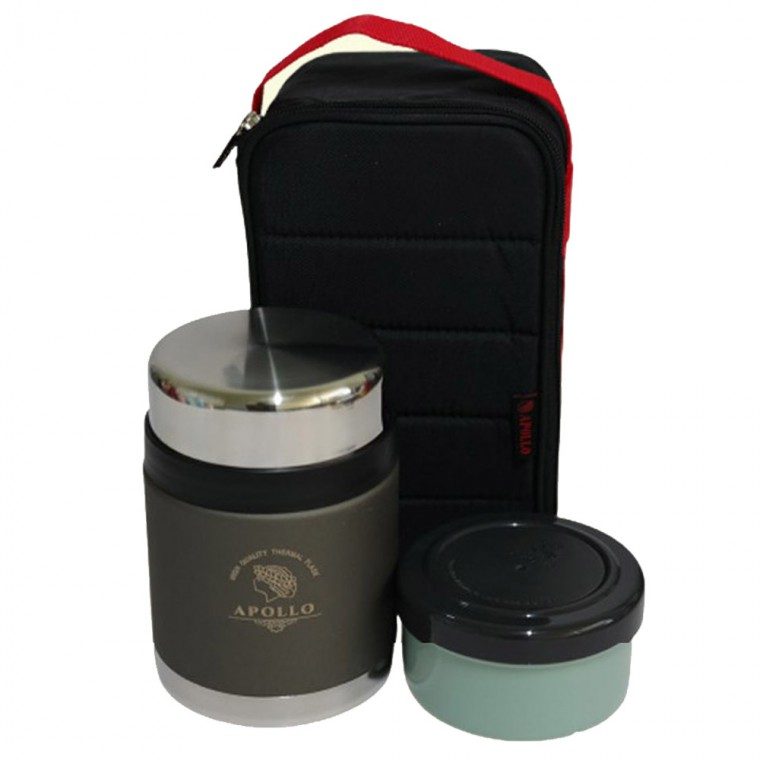 보온도시락 죽통 470ml 반찬통 250ml 수저 가방 세트 수능 도시락 대표 이미지