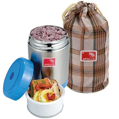 아폴로 죽통520 520ml 보온도시락 스텐죽통 대표 이미지