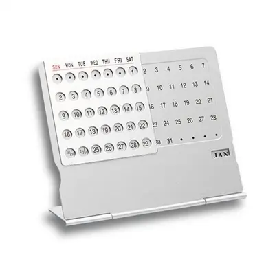 만년달력 알루미늄만년달력 알루미늄탁상달력 3개 묶음 대표 이미지