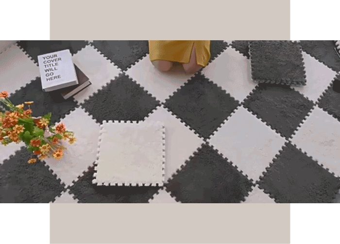 퍼즐매트 소프트퍼 러그 30x30cm 조립식 3개 묶음 상세 이미지 3