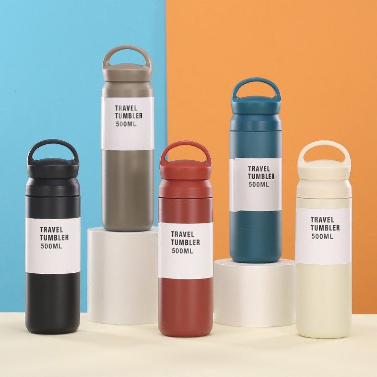 스텐 텀블러 500ml 각인 라벨 보온보냉 대표 이미지