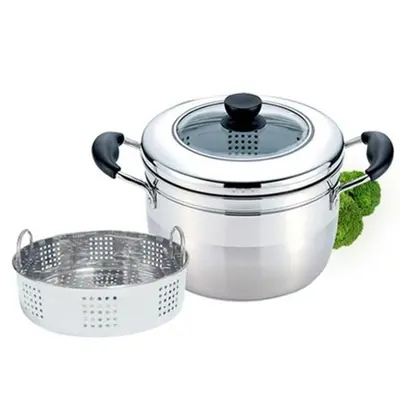 키친플라워 인덕션 찜기 찜냄비 찜통 채반 찜솥 대표 이미지