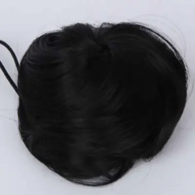 가발 올림머리 로우번 블랙 로우번가발 올림머리가발 3개 묶음 대표 이미지