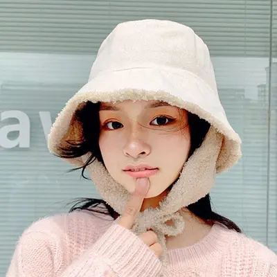 어그 감성 분리형 스웨이드 슬림 귀달이모자 버킷햇 대표 이미지
