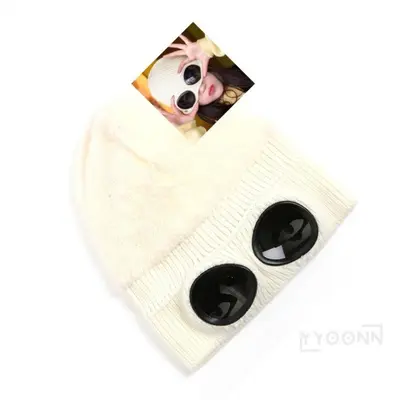 고글 비니 모자 화이트 대표 이미지