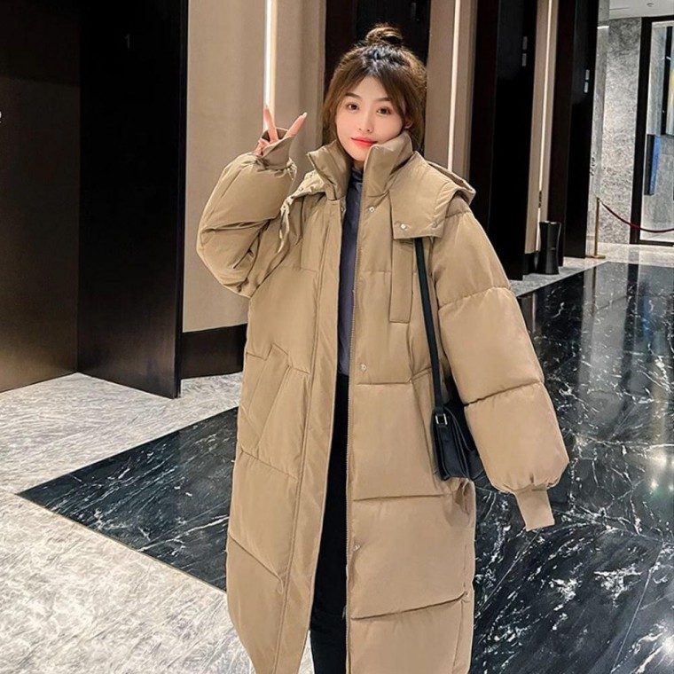 여성 롱패딩 후드 베이직 겨울 점퍼 4컬러 대표 이미지