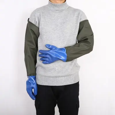 산업용 PVC 코팅 안전 작업 어업용 해루질 안전장갑 대표 이미지