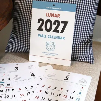 2027 루나 옛날 음력 24절기 A4 벽걸이 캘린더/달력 대표 이미지