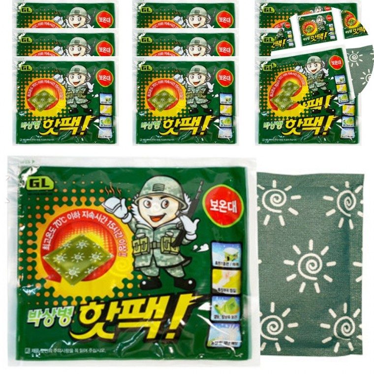 핫팩 10P 발난로핫팩 일회용손난로 군용핫팩 대표 이미지