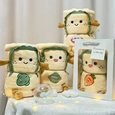선물하기 좋은 귀여운 캐릭터 대형담요 집 학교 학원 대표 이미지