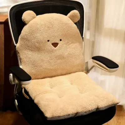 곰돌이 허그 의자 쿠션 방석 사무실 식탁 의자방석 차 대표 이미지
