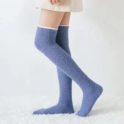 수족냉증 임산부 무압박 수면양말 오버니삭스 양말 3개 묶음 대표 이미지