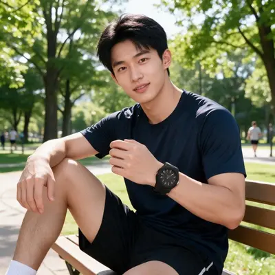 수능 손목시계 저소음 스포츠 방수 시험용 시계 젤리/우레탄밴드시계 대표 이미지