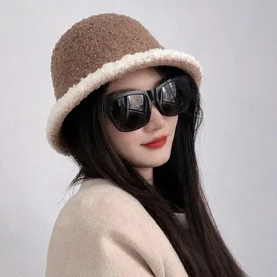 벙거지 털모자 뽀글이 포근한 겨울 모자 테릴렌 대표 이미지