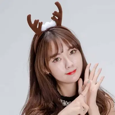 할로윈 루돌프머리띠 클럽악세사리 행사용머리띠 3개 묶음 대표 이미지