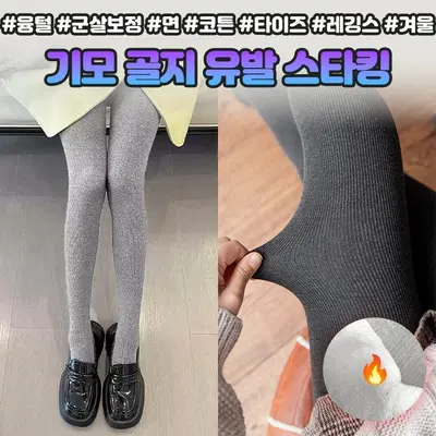 잔네스 기모 골지 유발 스타킹 융털 압박 압박보정스타킹 3개 묶음 대표 이미지