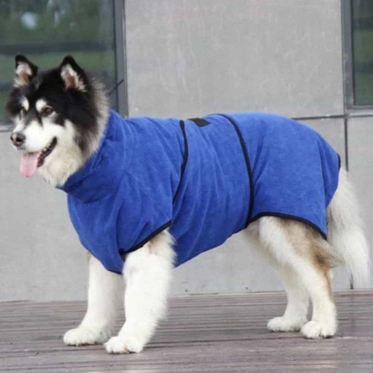 강아지 고양이 목욕타월 극세사 가운 XL 펫타올 대표 이미지