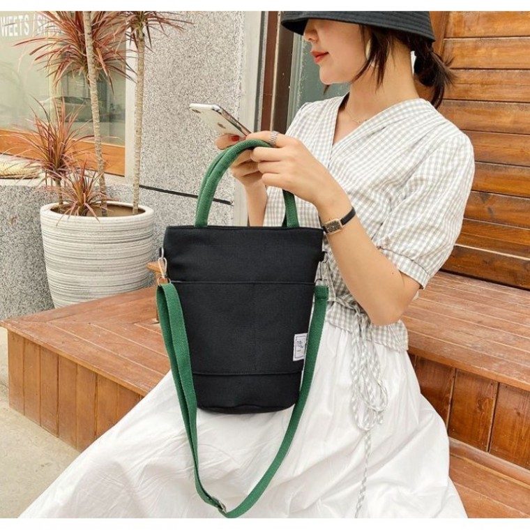 무지 에코백 크로스백 텀블러가방 산책 대표 이미지