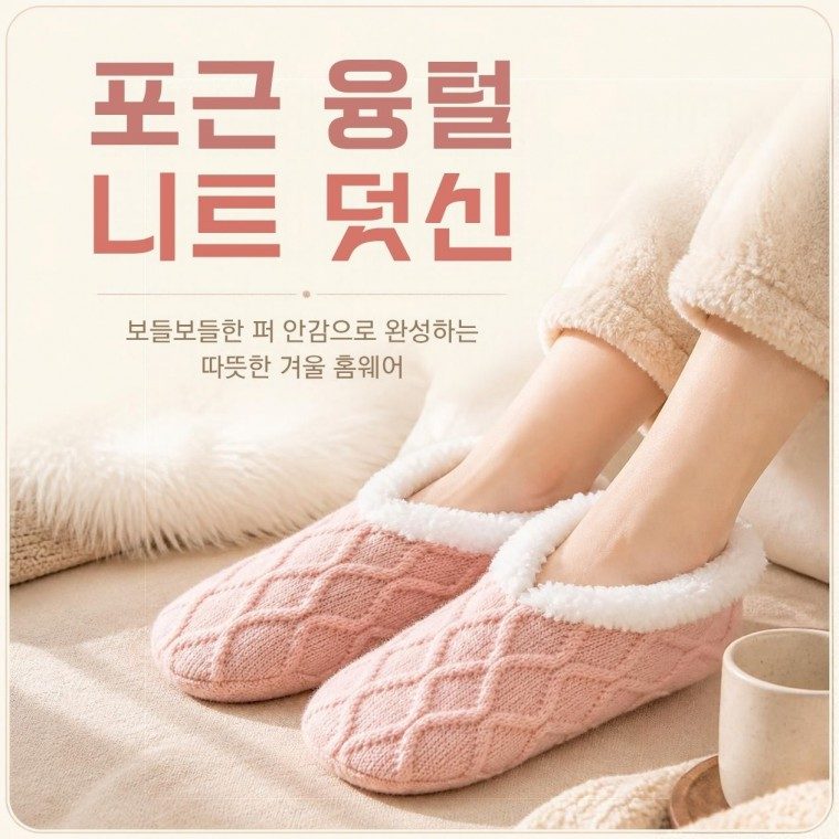 덧신 양털 기모 덧버선 미끄럼방지 겨울 3개 묶음 대표 이미지