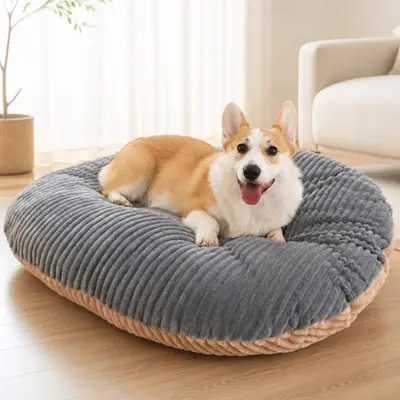 코듀로이 양면 강아지 고양이 애견 쿠션 쿠션/방석 대표 이미지