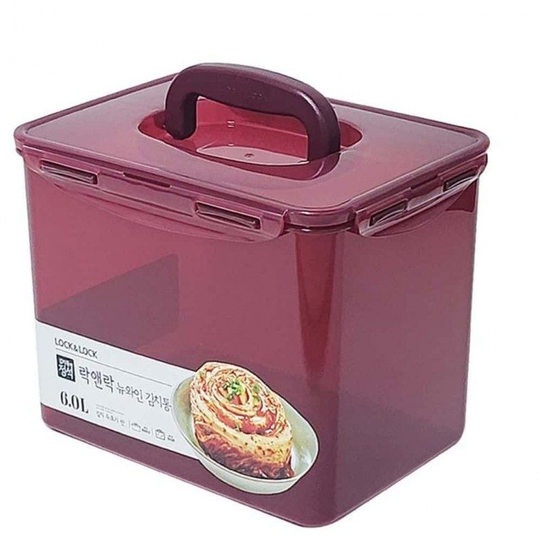 다용도보관함 사각용기 락앤락 핸디 김치통 6L 대표 이미지