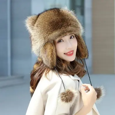VNG 라쿤모양 털모자 대표 이미지