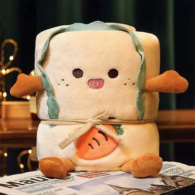 캐릭터 대형 담요112X90 무릎담요 차량 블랭킷 대표 이미지