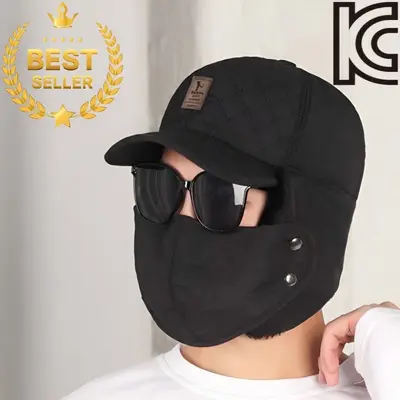방한모자 철벽보온 바라클라바 누빔 겨울모자 귀달이모자 대표 이미지