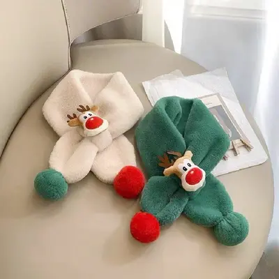 루돌프목도리 선물 코디 크리스마스 포근한 쁘띠머플러 대표 이미지