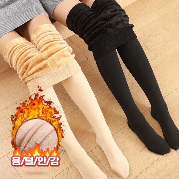 고밀도 융털 레깅스 기모 스타킹 보온 한파 팬티스타킹 3개 묶음 대표 이미지