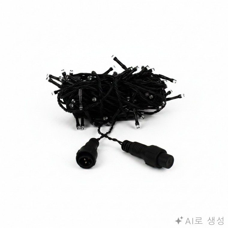 트리 장식 전구 조명 창문조명 라인조명 대표 이미지