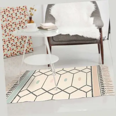 러너 카페트 코튼 매트 주방매트 106x60cm 대표 이미지