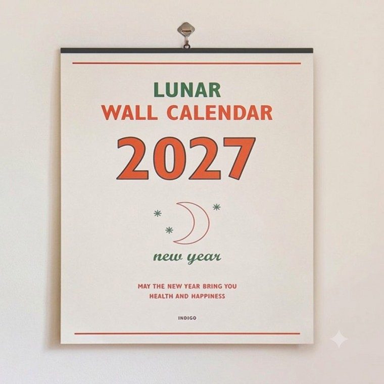 혀니추천 2027 대형 벽걸이 달력 음력절기달력 대표 이미지