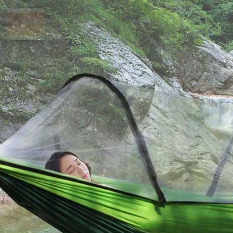 캠핑용품 모기장 해먹 1인용 간이침대 캠핑 감성 해먹