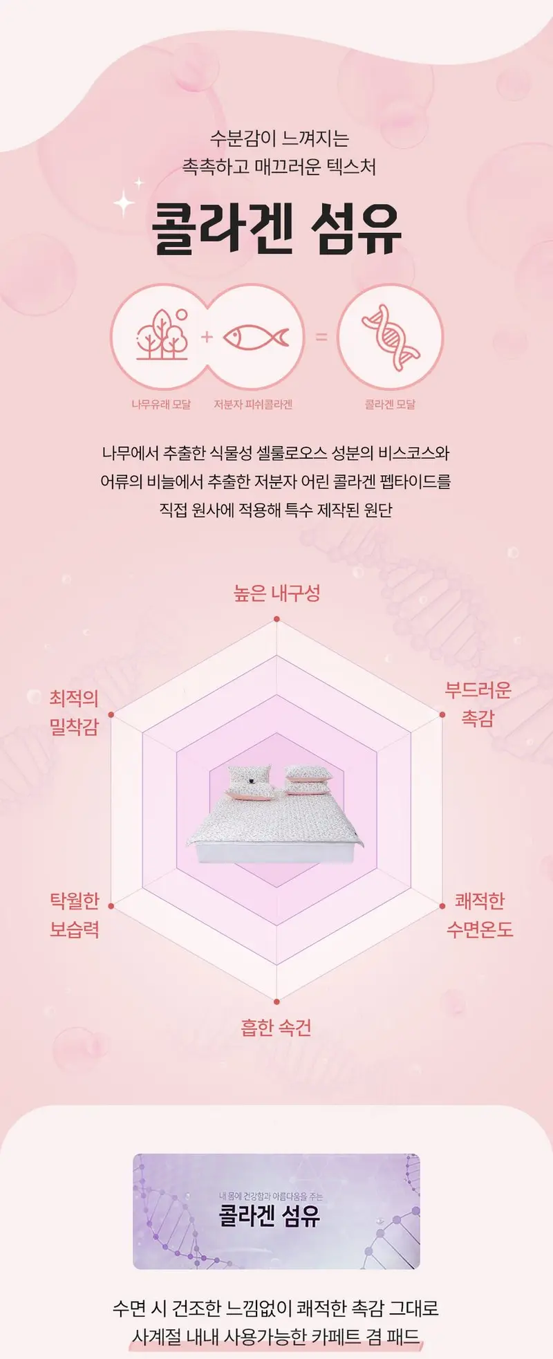 왈츠 콜라겐모달 카페트 겸 패드 2color 상세 이미지 3