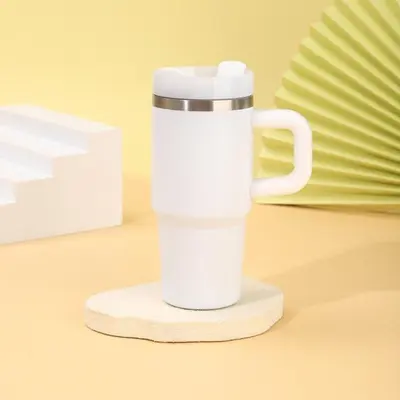 20oz 휴대용 텀블러 스테인리스 보온컵 실리콘 대표 이미지