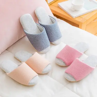 준캡 층간소음없는 발이편한 쿠션좋은 사선심플 슬리퍼 대표 이미지