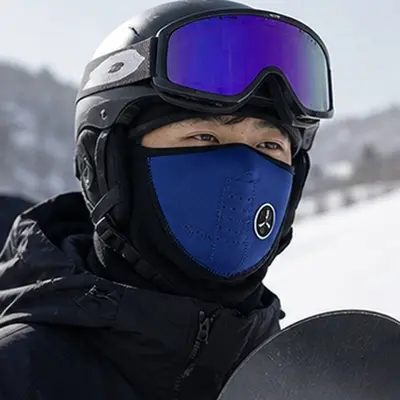 겨울철 방한 오토마스크 네오플렌 울플러스 통풍 자전거 대표 이미지