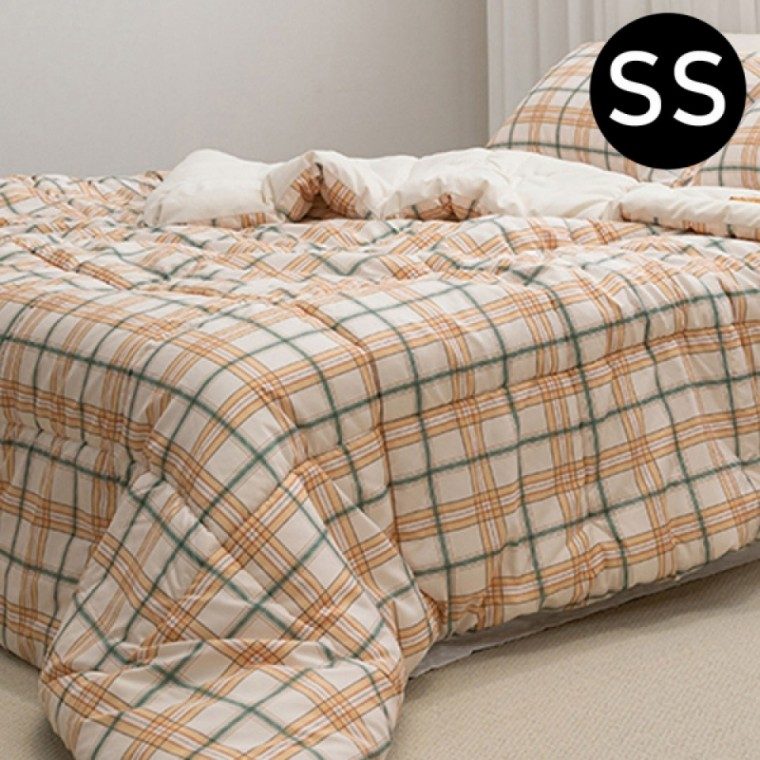 해피니 마드라스 체크 차렵이불 슈퍼싱글 SS 대표 이미지