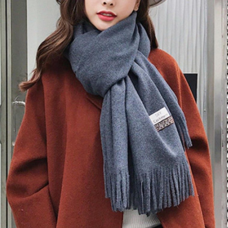 겨울 남녀공용 캐시미어 목도리 롱 머플러 선물 대표 이미지