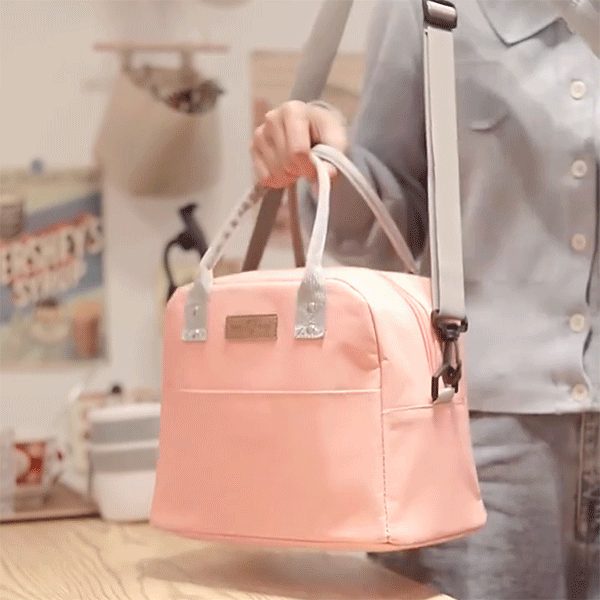 크로스 보온도시락 도시락보냉백 보온보냉가방 상세 이미지 2